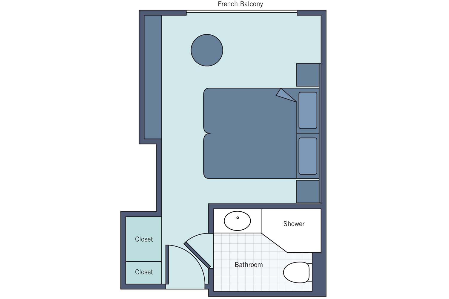 UNI River Royale Cat 1 floor plan